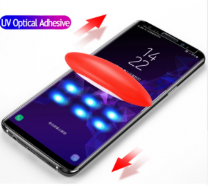 Защитное нано стекло с Уф лампой Samsung Galaxy S9 Note 9 Note 8 S7 edge S8 S8 plus S9 plus Nano