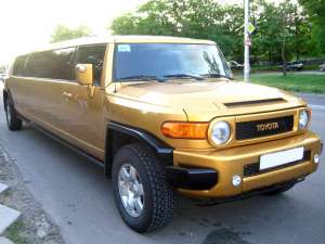 Золотой Лимузин класса Хаммер! Toyota FJ-Cruiser аренда авто на свадьбу, девичник, Юбилей, выпускной. - оголошення