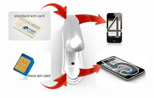 Инструмент Noosy для нарезки SIM под NanoSIM (Nano Sim Cutter)и MicroSIM