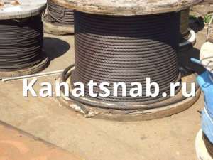 Канат 3064 80 стальной грузовой для растяжки и такелажа от 150 метров