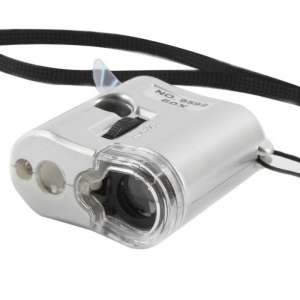 Карманный микроскоп MG 9592 60X с LED и ультрафиолетовой подсветкой 116 грн - оголошення