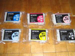 Картриджи повышенной ёмкости Epson T081N оригиналы - оголошення