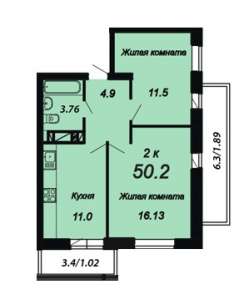 Квартира 2к в новом умном доме! Краснодар - объявление