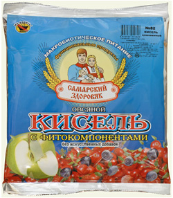 Кисель овсяный с клюквой или смородиной