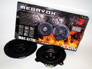 Колонки (динамики) MEGAVOX MAC-5778L (200W) 2х полосные 440 грн - объявление