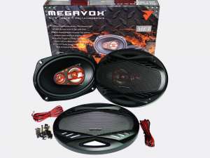 Колонки (динамики) MEGAVOX MET-9674 6x9 овалы (300W) трехполосные 600 грн - оголошення