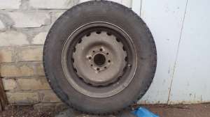 Комплект зимней резины б/у 175/70 R13 +железные диски - оголошення