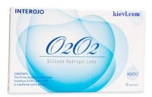 Контактные 1-месячные линзы O2O2 производства Interojo (Корея)