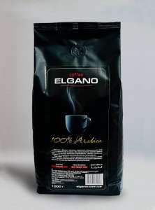 Кофе в зернах Elgano (Эльгано) 100% Arabika - объявление