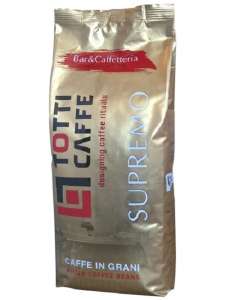 Кофе в зернах Totti Caffe Supremo 1 кг Оптовые цены - оголошення