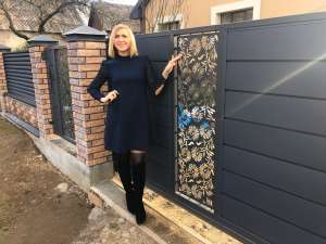 Красива огорожа паркан. Обгороджування котеджу, ворота відкатні, Жалюзі, декор, цегла в замок,ціна. - объявление