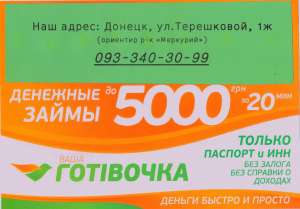 Кредиты пенсионерам - объявление
