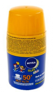 Крем-шариковый от загара Детский LSF 50+, 50мл Nivea синий-желтый ED1-100005 - оголошення