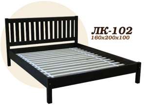 Кровать, деревянная, Лк- 102, Скиф, из массива хвойных пород деревьев. Цена- 3362 грн - оголошення