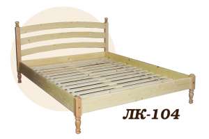 Кровать, деревянная, Лк- 104, Скиф, из массива хвойных пород деревьев. Цена- 3632 грн - оголошення