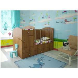 Кровать-трансформер Lanami Mila цвет орех - объявление