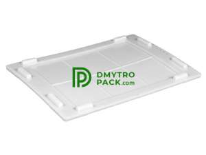 Крышка пластиковая L64-03 для контейнера (ящика) 600х400 внешняя - объявление