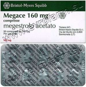 Купить таблетки Мегейс Мегестрол BRISTOL-MYERS SQUIBB Srl - оголошення