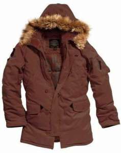 Куртка аляска Altitude Parka Alpha Industries (коричневая) - объявление