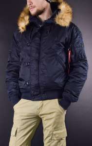 Куртка аляска N-2B Parka Alpha Industries (синяя) - объявление