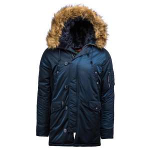 Куртка аляска Slim Fit N-3B Parka Alpha Industries (синяя) - оголошення