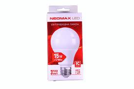 ЛАМПА LED NEOMAX A70 15W 4000K - оголошення