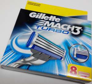 Лезвия ОПТОМ Gillette Mach 3 Turbo 8 шт Только Высокое качество - объявление