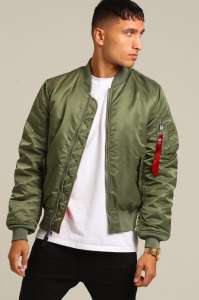 Летная куртка MA-1 Slim Fit Alpha Industries (оливковая) - объявление