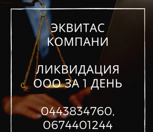 Ликвидация ООО, ФЛП в Киеве