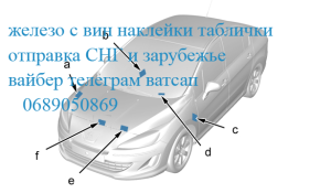 Лучшее качество! Железо с вин, наклейки, таблички. Отправка СНГ и зарубежье! - объявление