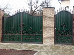 Металлические ворота и калитка в Кривом Роге - объявление