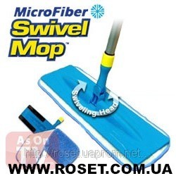Микрофибровая швабра МикроФибер Свивел Моп( MicroFiber Swivel Mop) + запасная фибра - оголошення