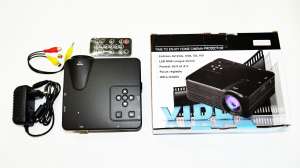 Мини проектор портативный мультимедийный Led Projector W662 H80 1235 грн. - оголошення