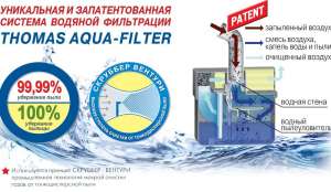 Моющий пылесос THOMAS с аквафильтром для аллергиков THOMAS Twin Helper Aquafilter.