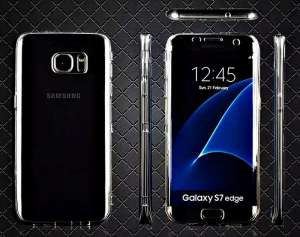 Мягкий, прозрачный чехол из двух частей для Samsung S7/S7. - объявление