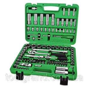 Набор головок торцевых с трещотками 1/4",1/2", 108шт. TOPTUL GCAI108R