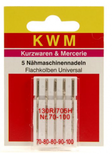 Набор иголок для швейной машины 5 шт KWM металлик L11-270578_01 - оголошення