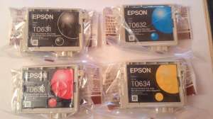 Набор оригинальных картриджей Epson t0635 - оголошення