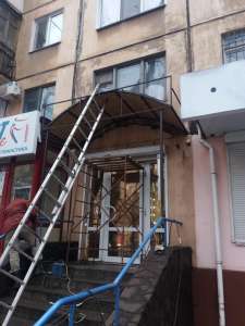 Навес/Козырёк Магазин/Магазина Ремонт/Заменить Крышу