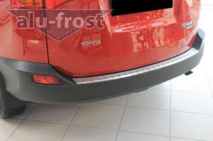 Накладка на задний бампер для Toyota, 2-х слойная с загибом - оголошення