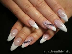 Наращивание ногтей гелем Киев, все виды дизайна, Shellac, маникюр, педикюр