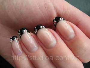 Наращивание ногтей гелем, коррекция ногтей, френч и дизайн, Shellac.