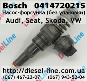 Насос-форсунка Bosch для Audi, Seat, Skoda, VW (без упаковки) 0.414.720.215 - оголошення