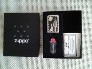 Новая зажигалка Zippo рисунок Волк, в упаковке, производство США. - оголошення