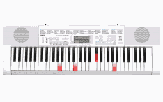 Новый синтезатор CASIO LK-247 белого цвета в Киеве - объявление