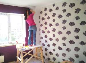 Оклейка обоями Киев - объявление