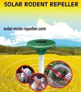 Отпугиватель грызунов (кротов) на солнечной батарее Solar Rodent Repeller - объявление