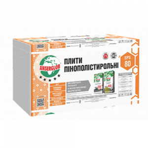 Пенопласт 100мм ANSERGLOB EPS-80 1мx0.5м для утепления фасада цена купить ЖиСтрой - объявление