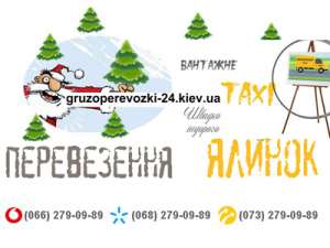 Перевезення ялинки Київ - объявление