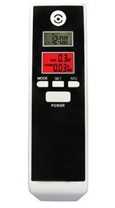Персональный алкотестер ALT-13S с полупроводниковым датчиком, двойным LCD дисплеем, функцией часы, цена 208 грн. - объявление